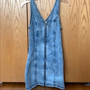 Size 8 Jean Zip Up Dress